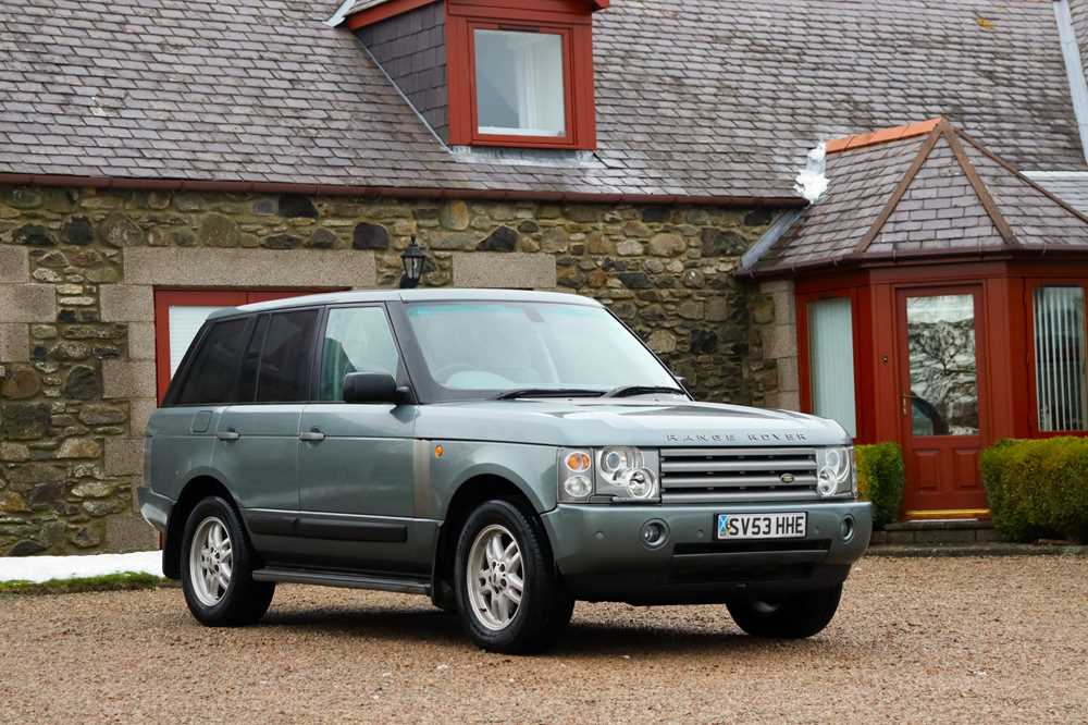 Lot 78 - 2003 Range Rover Vogue TD6