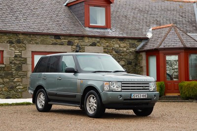 Lot 78 - 2003 Range Rover Vogue TD6