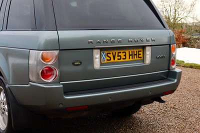 Lot 78 - 2003 Range Rover Vogue TD6