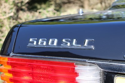 Lot 1980 Mercedes-Benz '560' SLC