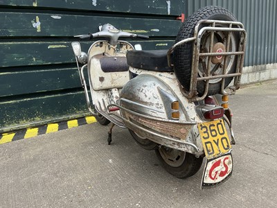 Lot 1962 Vespa GS160 original 'Grimstead Hurricane' SS180 Upgrade