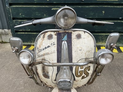 Lot 1962 Vespa GS160 original 'Grimstead Hurricane' SS180 Upgrade