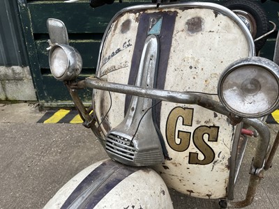 Lot 1962 Vespa GS160 original 'Grimstead Hurricane' SS180 Upgrade