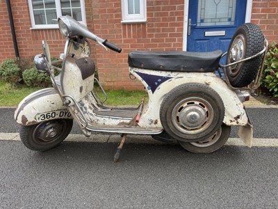 Lot 1962 Vespa GS160 original 'Grimstead Hurricane' SS180 Upgrade