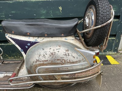 Lot 1962 Vespa GS160 original 'Grimstead Hurricane' SS180 Upgrade