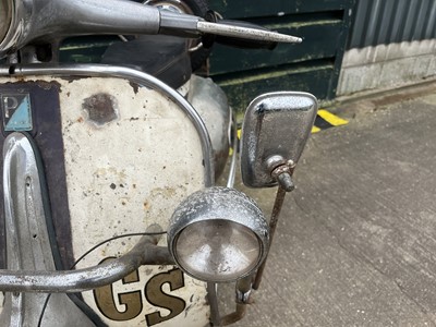 Lot 1962 Vespa GS160 original 'Grimstead Hurricane' SS180 Upgrade