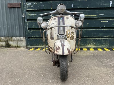 Lot 1962 Vespa GS160 original 'Grimstead Hurricane' SS180 Upgrade