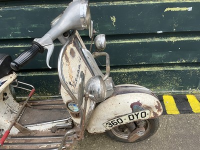 Lot 1962 Vespa GS160 original 'Grimstead Hurricane' SS180 Upgrade