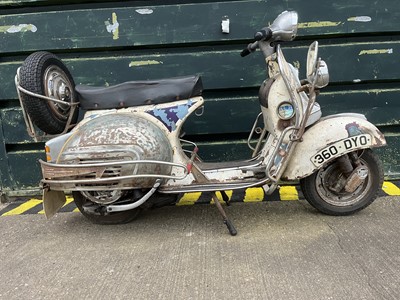 Lot 1962 Vespa GS160 original 'Grimstead Hurricane' SS180 Upgrade