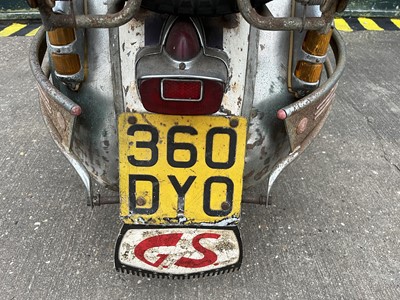 Lot 1962 Vespa GS160 original 'Grimstead Hurricane' SS180 Upgrade