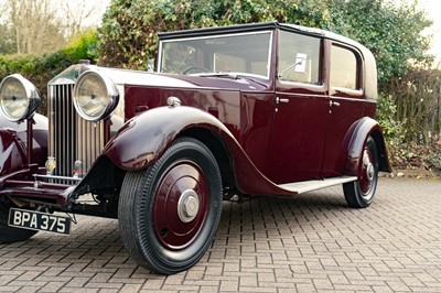 Lot 1933 Rolls-Royce 20/25 Sedanca de Ville