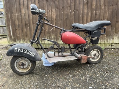 Lot 1970 Privateer Vespa Douglas powered scooter