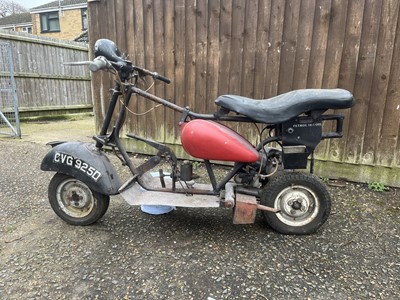 Lot 1970 Privateer Vespa Douglas powered scooter