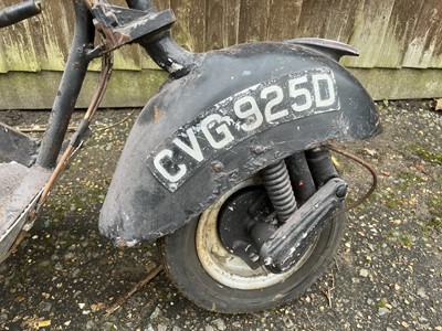 Lot 1970 Privateer Vespa Douglas powered scooter