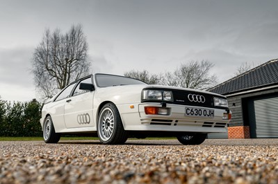 Lot 1986 Audi Quattro 10V