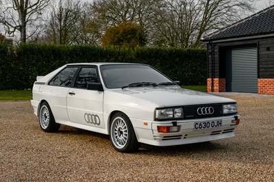 Lot 1986 Audi Quattro 10V