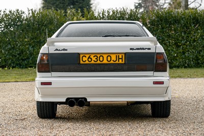 Lot 1986 Audi Quattro 10V