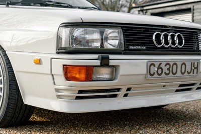 Lot 1986 Audi Quattro 10V