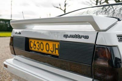 Lot 1986 Audi Quattro 10V