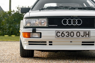 Lot 1986 Audi Quattro 10V