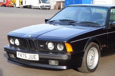 Lot 1988 BMW M635 CSi