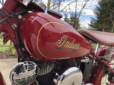 Lot 244 - 1942 Indian Scout 741