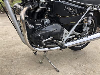 Lot 1982 Triumph Bonneville Royal Wedding