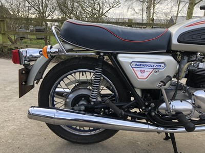 Lot 235 - 1977 Triumph Bonneville Silver Jubilee