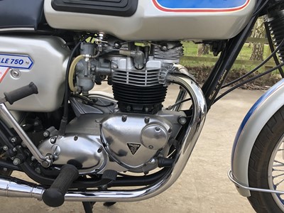 Lot 1977 Triumph Bonneville Silver Jubilee