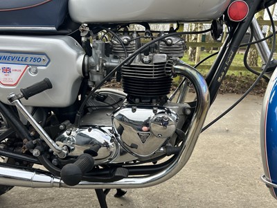 Lot 1977 Triumph T140J Bonneville Silver Jubilee