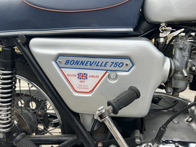 Lot 242 - 1977 Triumph T140J Bonneville Silver Jubilee