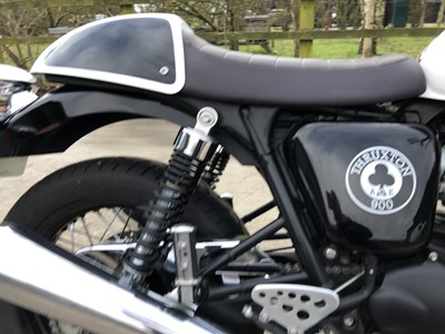 Lot 2015 Triumph Thruxton Ace Cafe Special