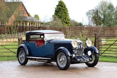 Lot 1931 Lagonda 2 Litre 'Low Chassis' Speed Model Tourer