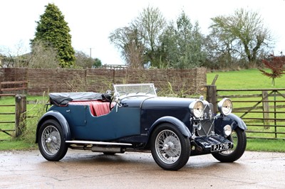 Lot 1931 Lagonda 2 Litre 'Low Chassis' Speed Model Tourer