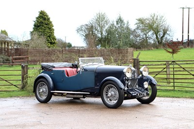 Lot 1931 Lagonda 2 Litre 'Low Chassis' Speed Model Tourer