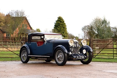 Lot 1931 Lagonda 2 Litre 'Low Chassis' Speed Model Tourer