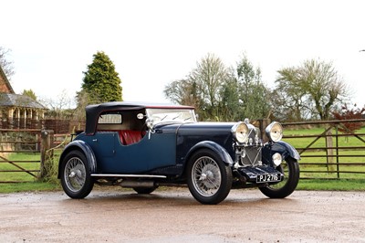 Lot 1931 Lagonda 2 Litre 'Low Chassis' Speed Model Tourer