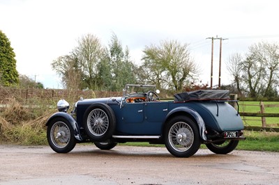 Lot 1931 Lagonda 2 Litre 'Low Chassis' Speed Model Tourer