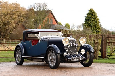 Lot 1931 Lagonda 2 Litre 'Low Chassis' Speed Model Tourer