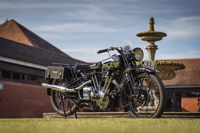 Lot 1930 Brough Superior SS100 Works MCC Edinburgh Trial Entry