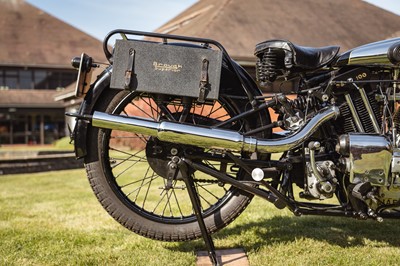 Lot 1930 Brough Superior SS100 Works MCC Edinburgh Trial Entry