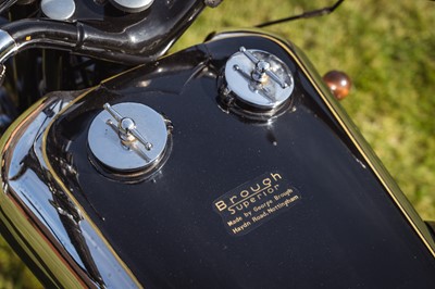 Lot 1930 Brough Superior SS100 Works MCC Edinburgh Trial Entry