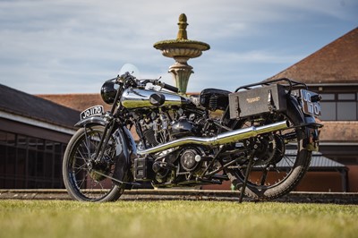 Lot 1930 Brough Superior SS100 Works MCC Edinburgh Trial Entry