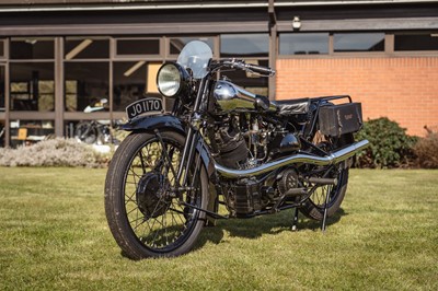 Lot 1930 Brough Superior SS100 Works MCC Edinburgh Trial Entry