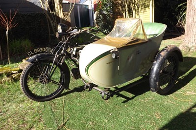 Lot 1926 Triumph SD with Sidecar