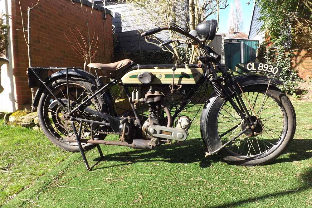 Lot 1926 Triumph SD with Sidecar