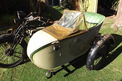 Lot 1926 Triumph SD with Sidecar