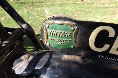 Lot 1926 Triumph SD with Sidecar