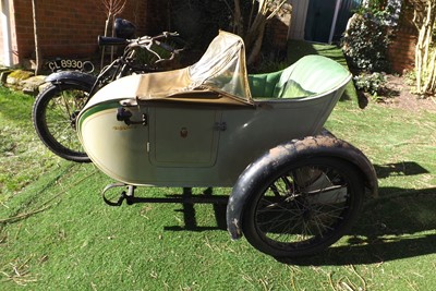 Lot 1926 Triumph SD with Sidecar