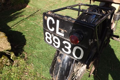 Lot 1926 Triumph SD with Sidecar